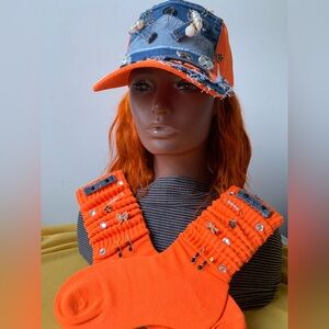 Customize Junk Trucker Hat/Socks Denim Set